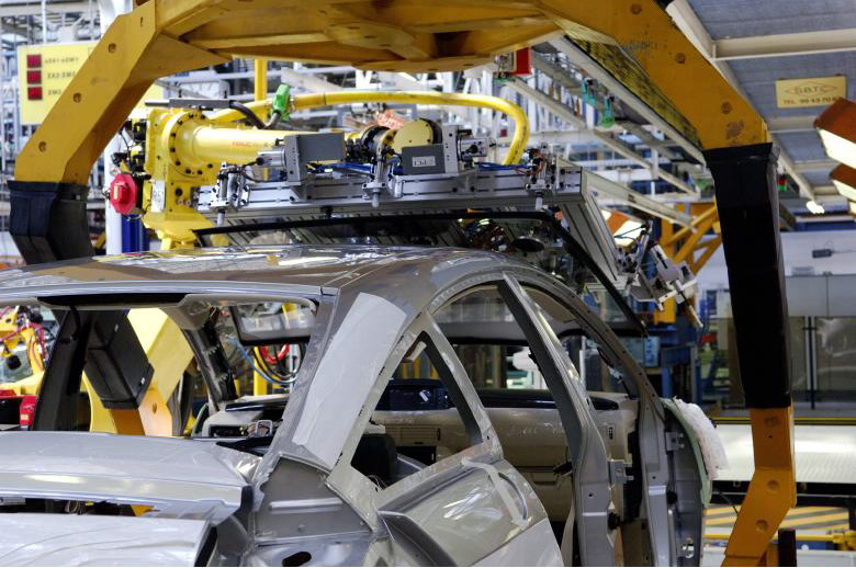 usine de production de la Citroën C6